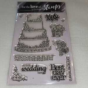 Hunkydory For the Love of Stamps Best Day Ever Wedding Clear Stamps